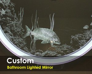 Custom Lighted Mirror