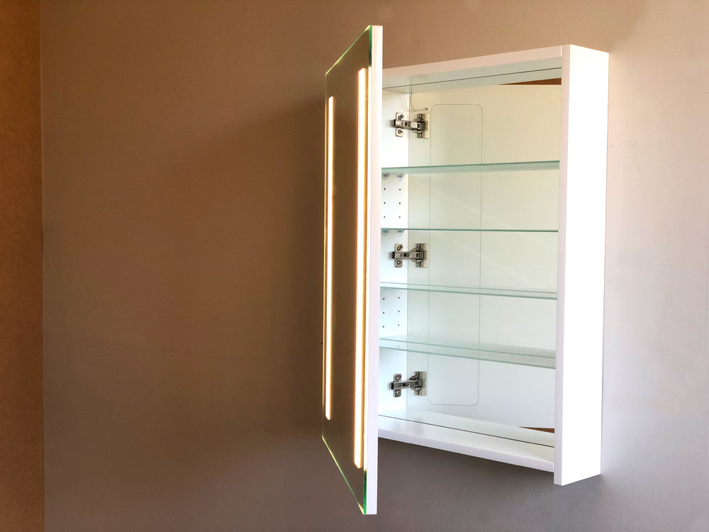 Bathroom With | LED Mirror Cabinet | Clearlight Designs