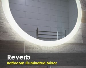 Reverb Bathroom Lighted Mirror