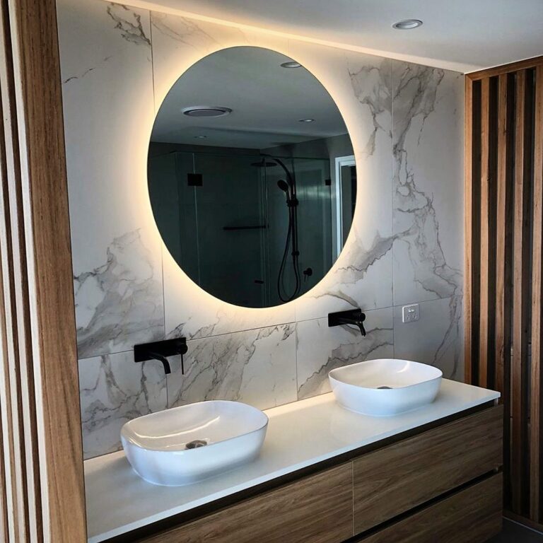 Halo LED Mirror with Warm White – 3000k