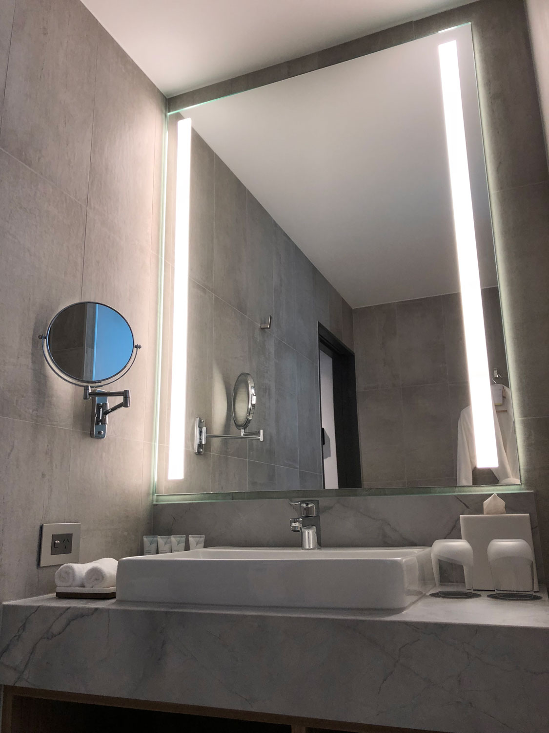 Portrait shape of our Eleven style LED Mirror