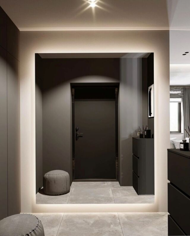 Big and bold. Halo LED Mirror.
